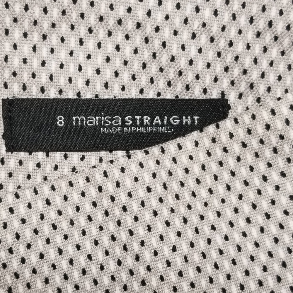 Ann Taylor Marisa Grey Patterned Pants
